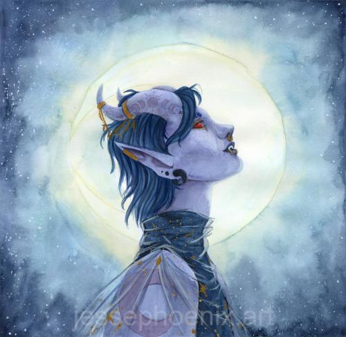 Moon Tiefling/Lune