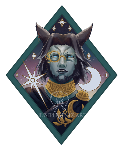 Iroh sticker design (Final Fantasy XIV/OC)