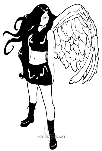One Winged Angel vector (OC)